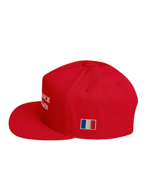 Casquette Brodée MAKE FRANCE GREAT AGAIN - Visière Plate