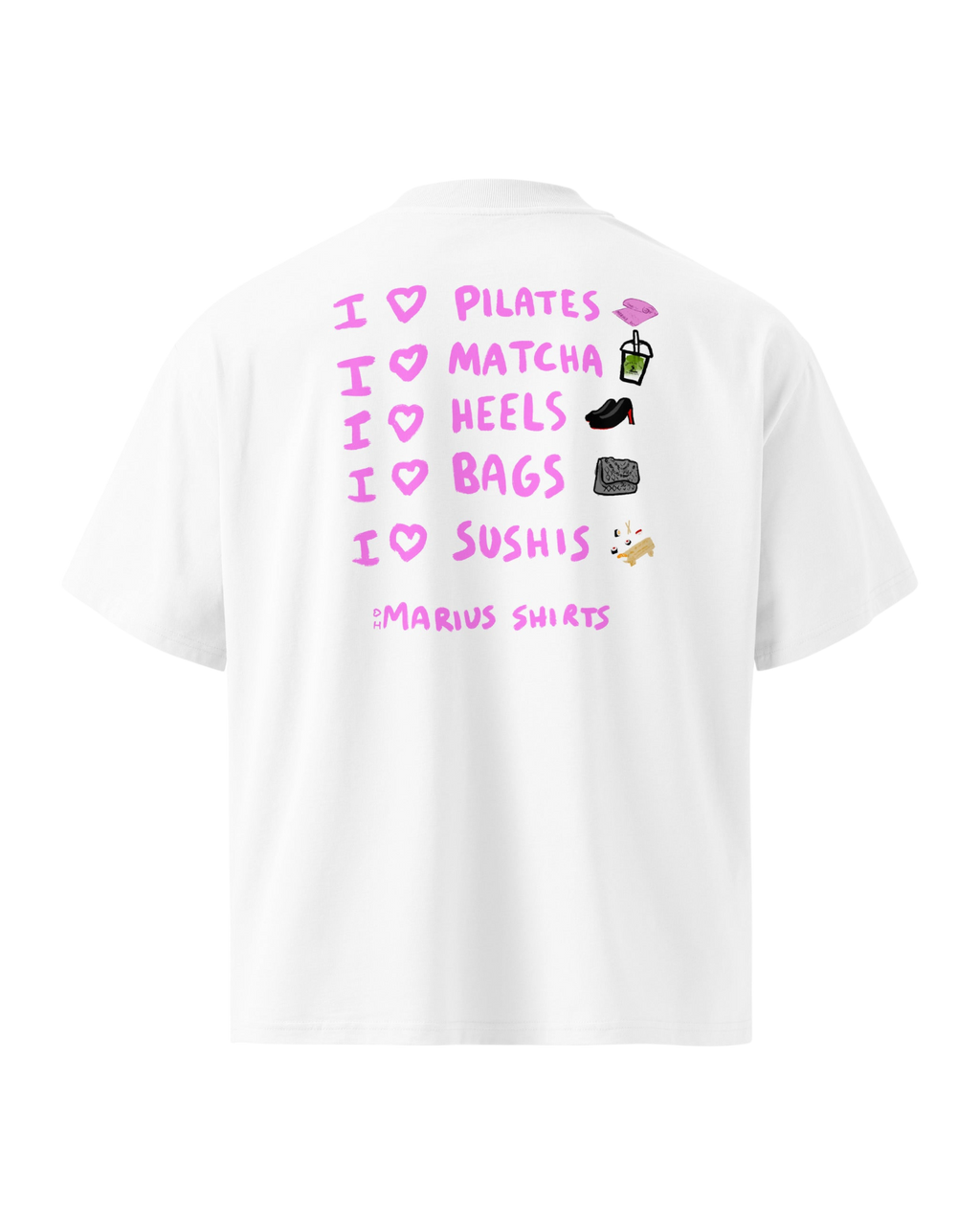 T-shirt I LOVE - PREMIUM OVERSIZE