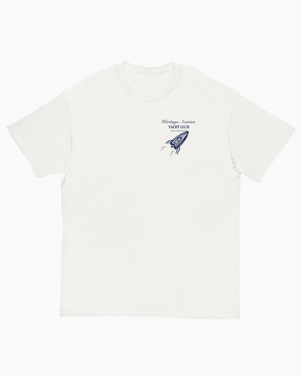 T-shirt Yatch Club Azur x Héritage Azurien