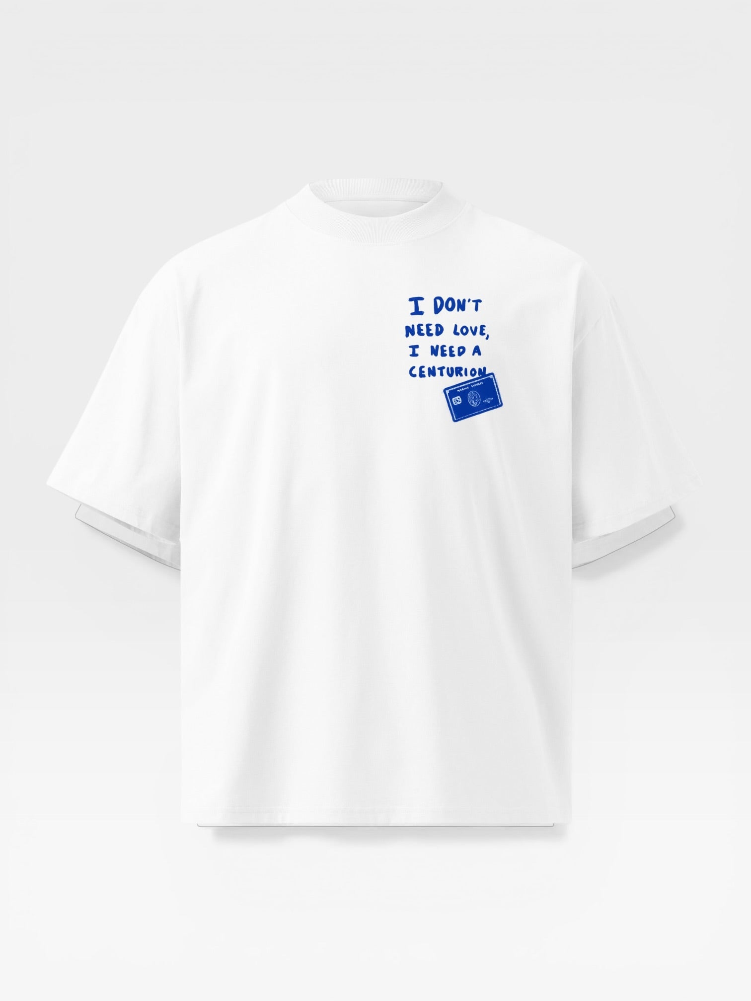 T-shirt PREMIUM OVERSIZE - BLACK CARD