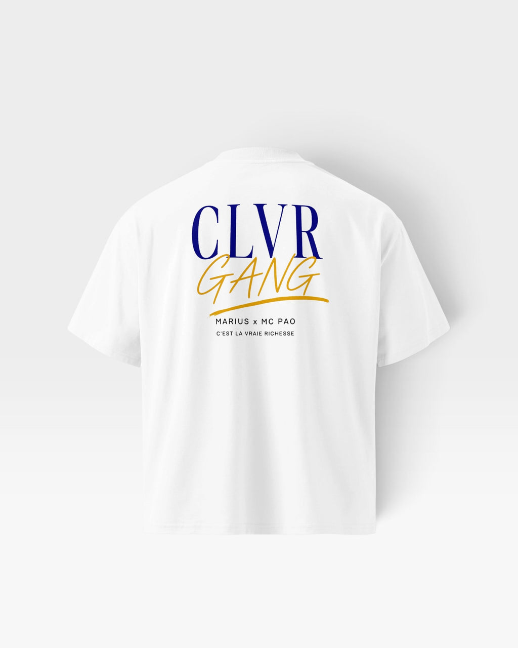 T-shirt « CRVL » BLEU ROYAL by MC PAO - OVERSIZE