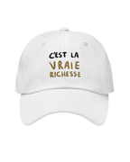 Casquette brodée vraie richesse - MARIUS for MC PAO
