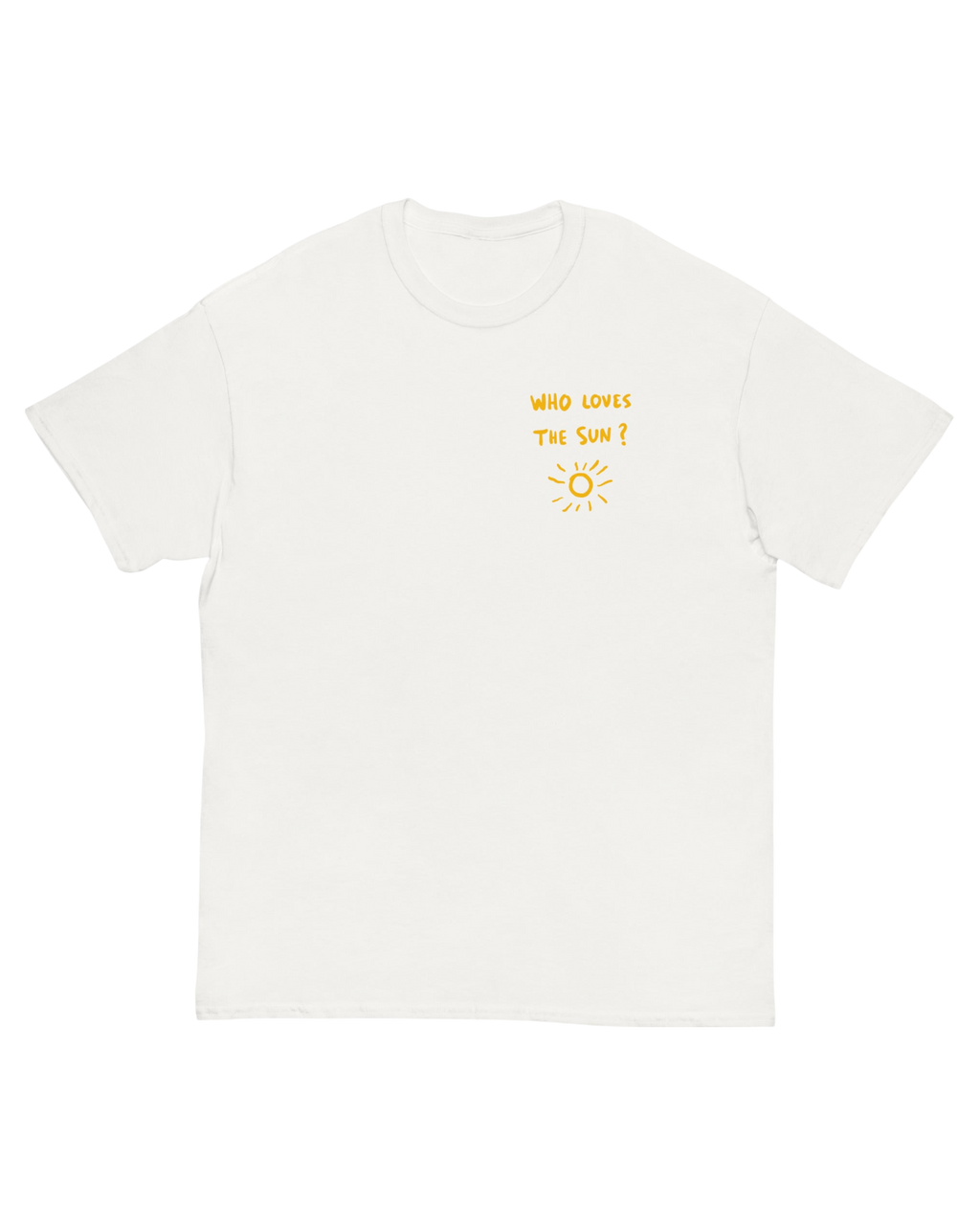 T-shirt Who Loves the Sun ?