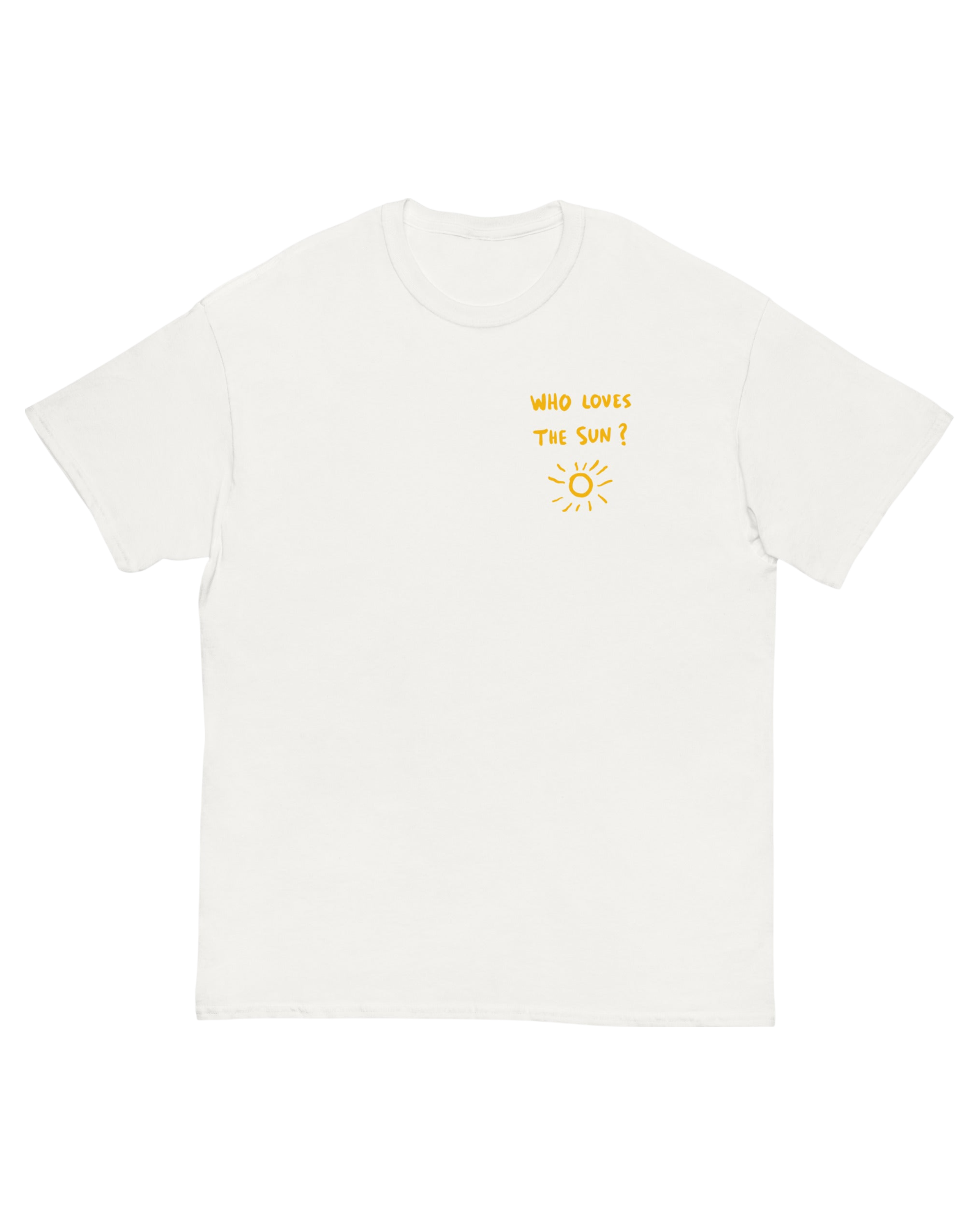 T-shirt Who Loves the Sun ?