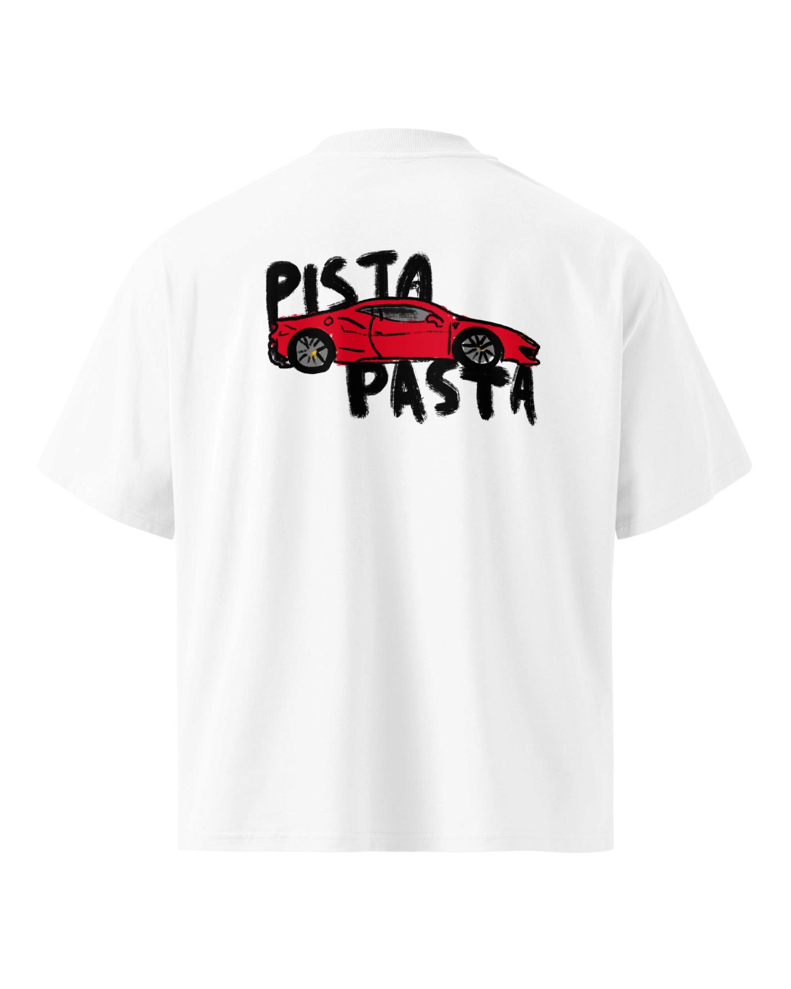 T-shirt CARS AND PASTAS - PREMIUM OVERSIZED