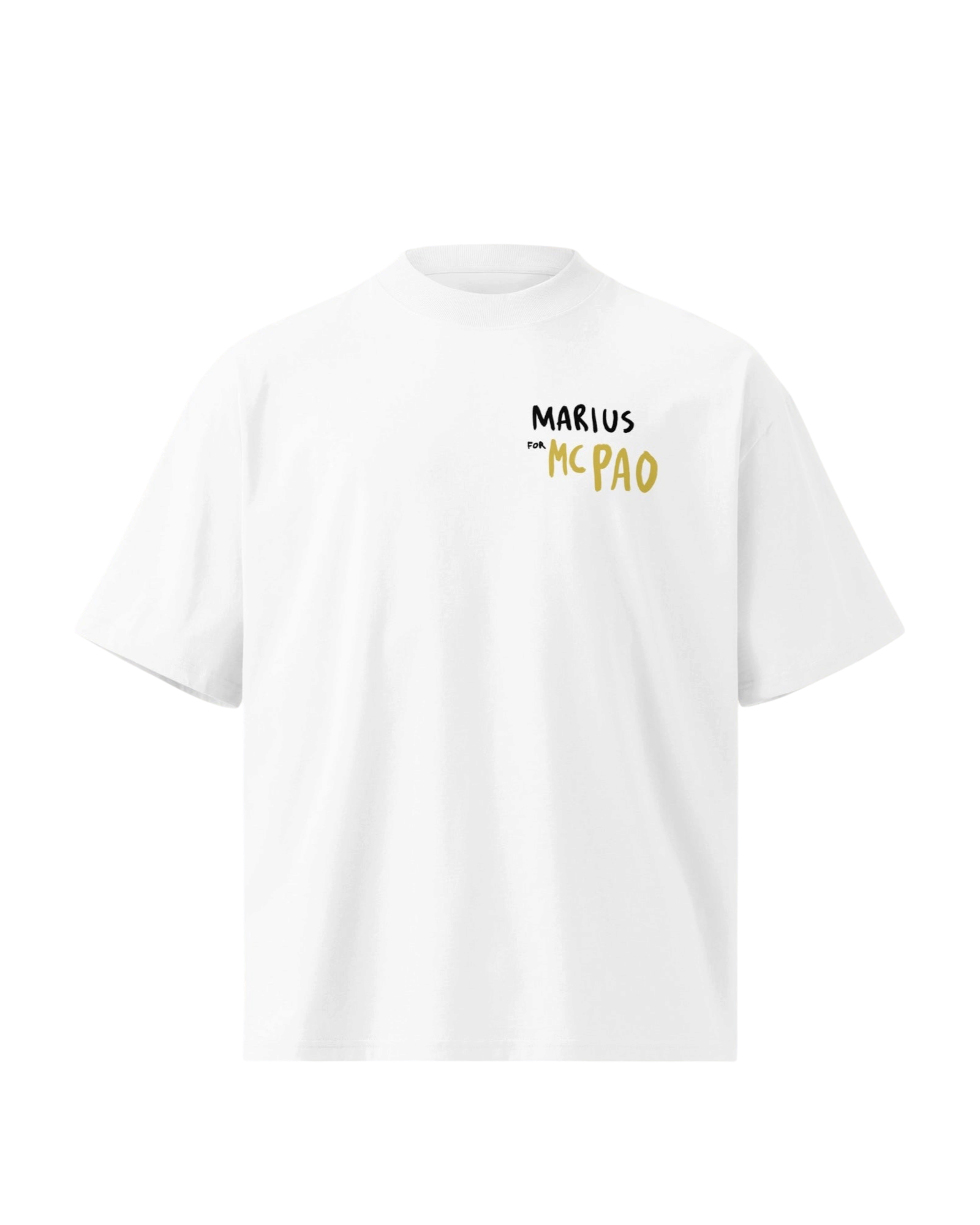 T-shirt « LA VRAIE RICHESSE » - Col Montant OVERSIZE