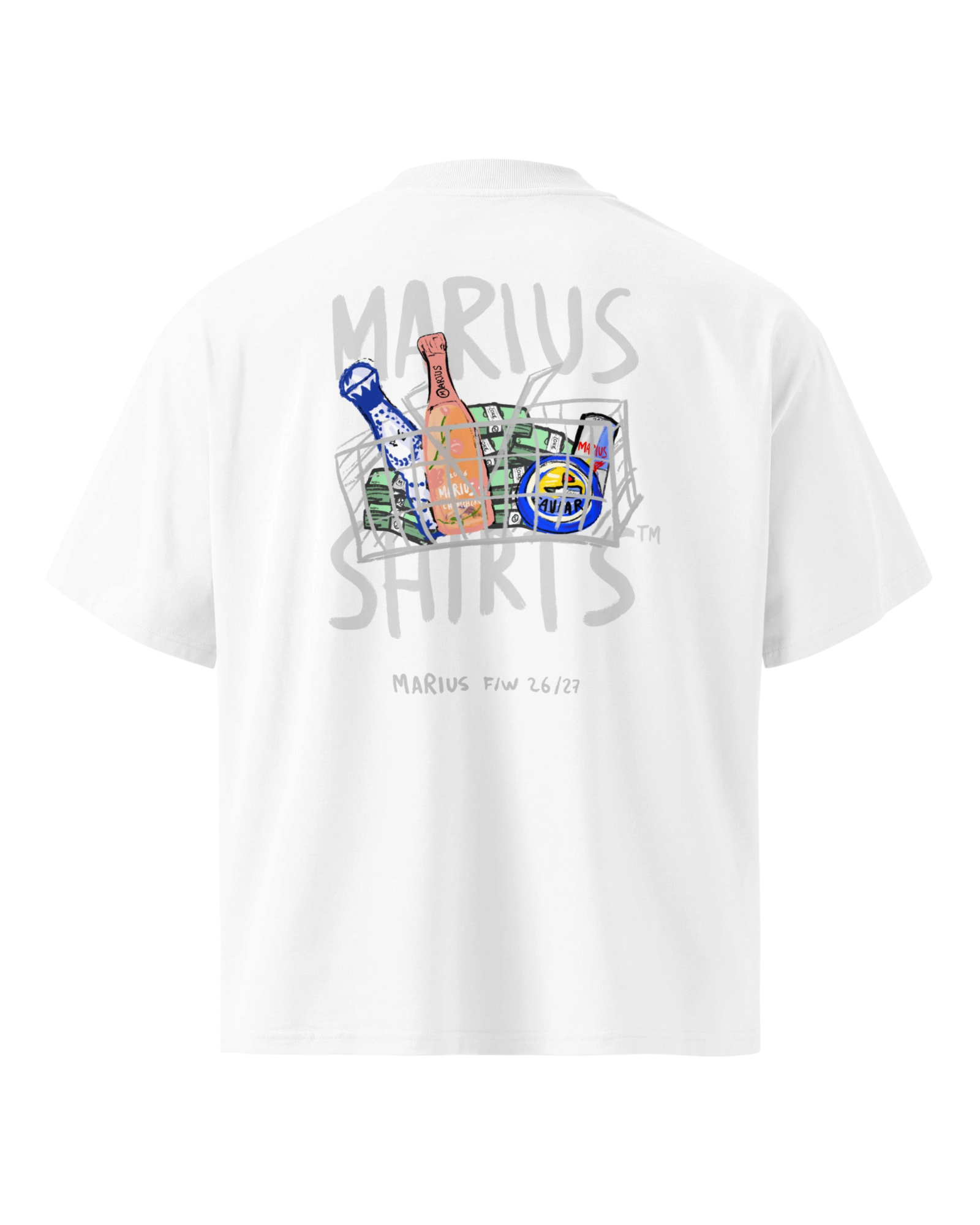 T-shirt Premium - MARIUS SUPERMARKET - Oversize