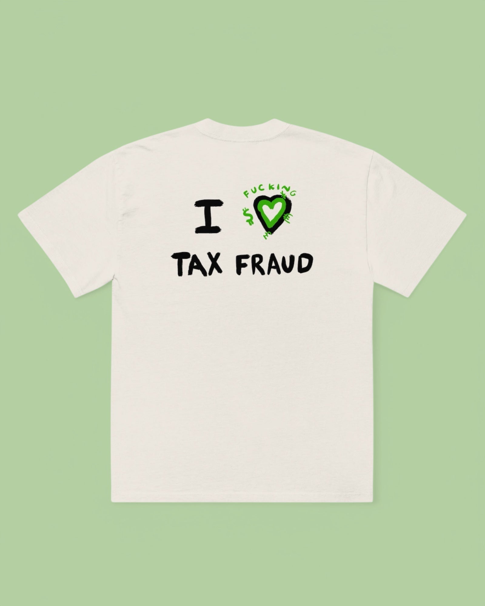 T-shirt PREMIUM - TAXES - Épais, Oversize et délavé