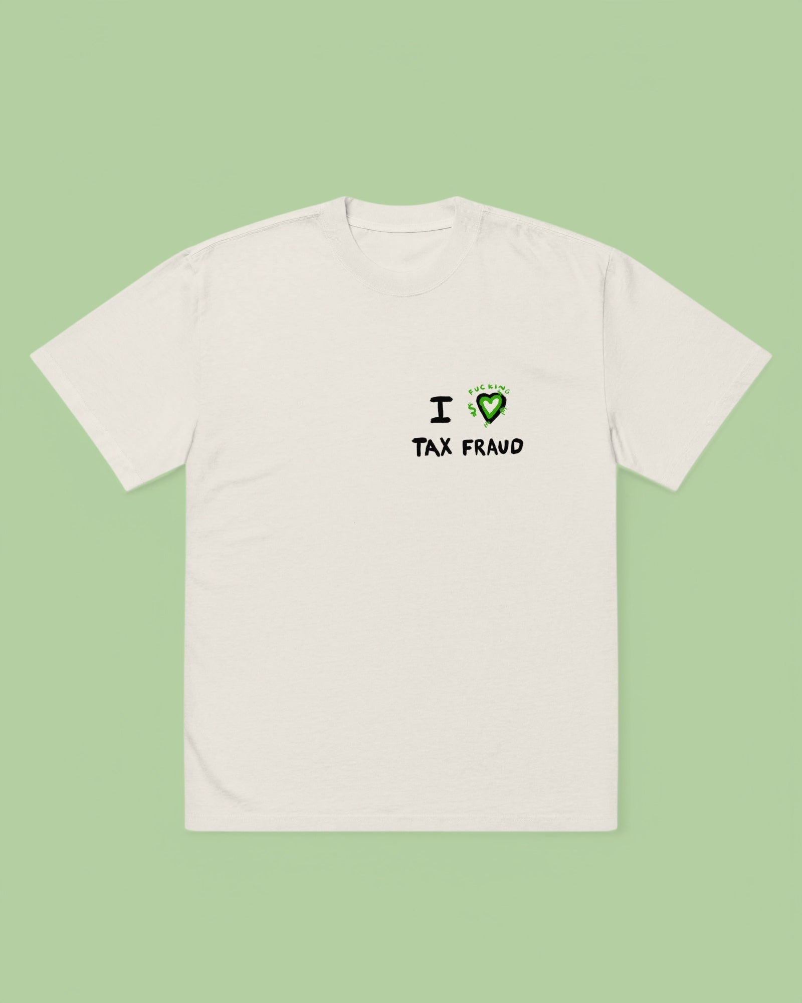 T-shirt PREMIUM - TAXES - Épais, Oversize et délavé