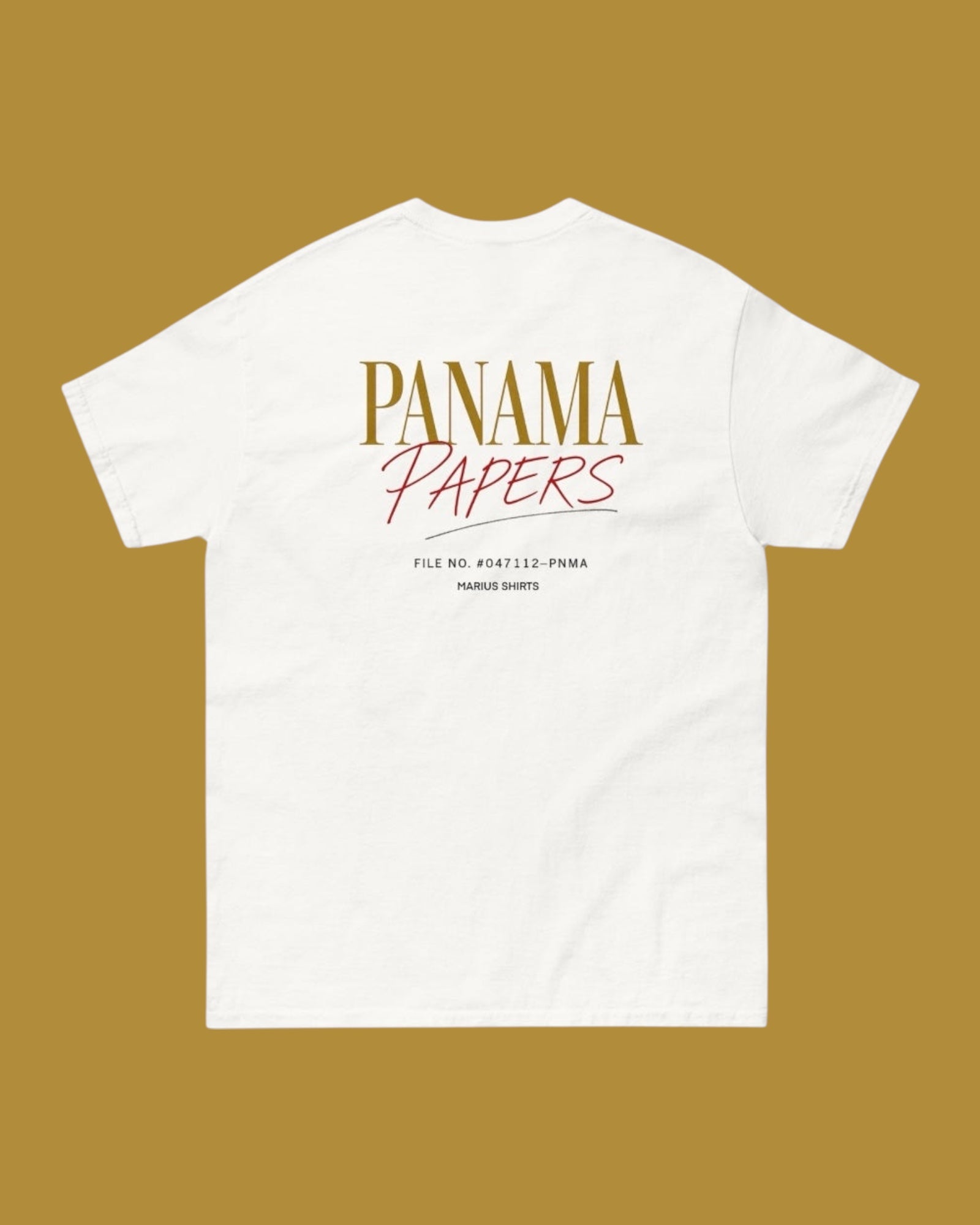 T-shirt PANAMA PAPERS - Édition Limitée