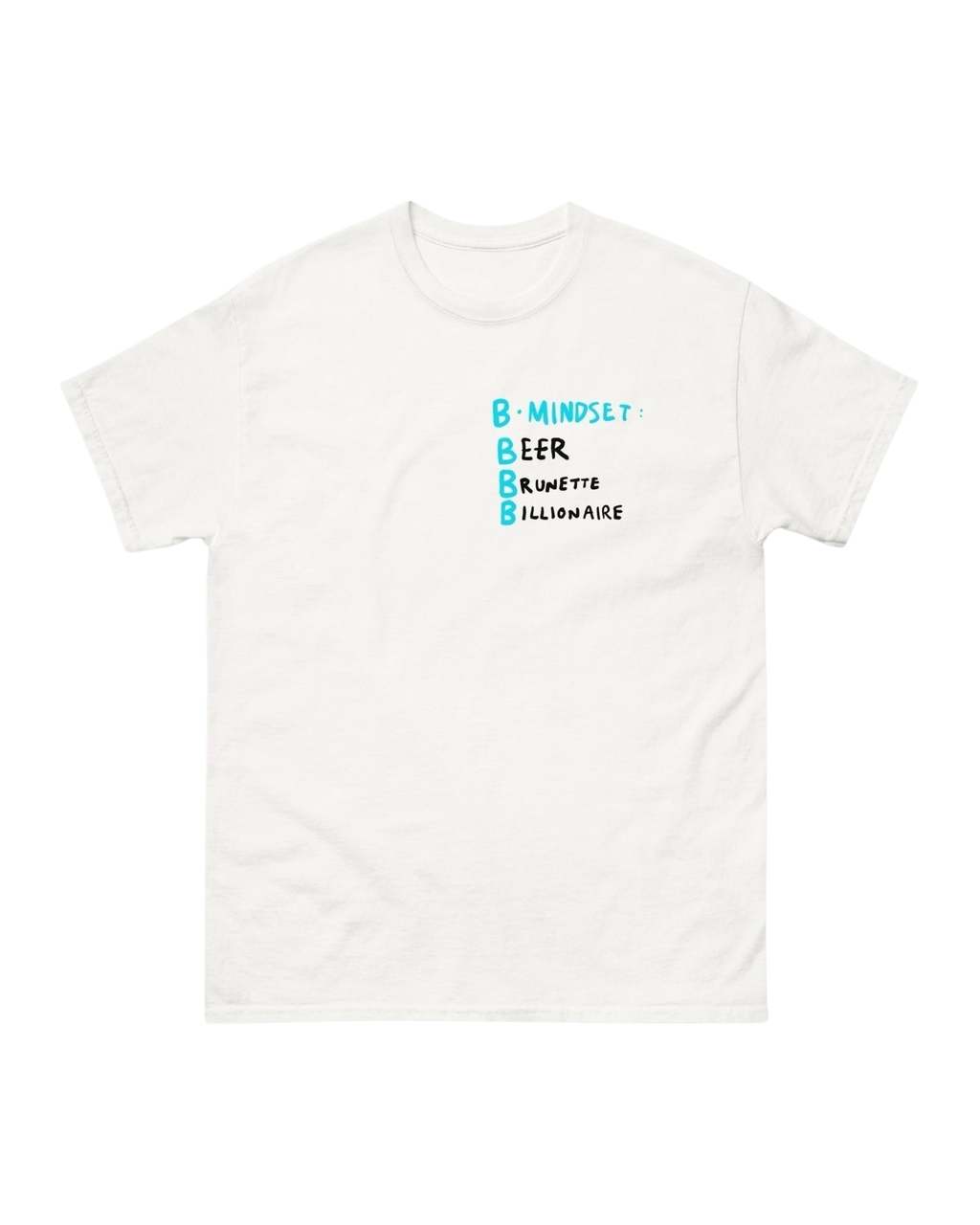 Maglietta con mentalità da miliardario