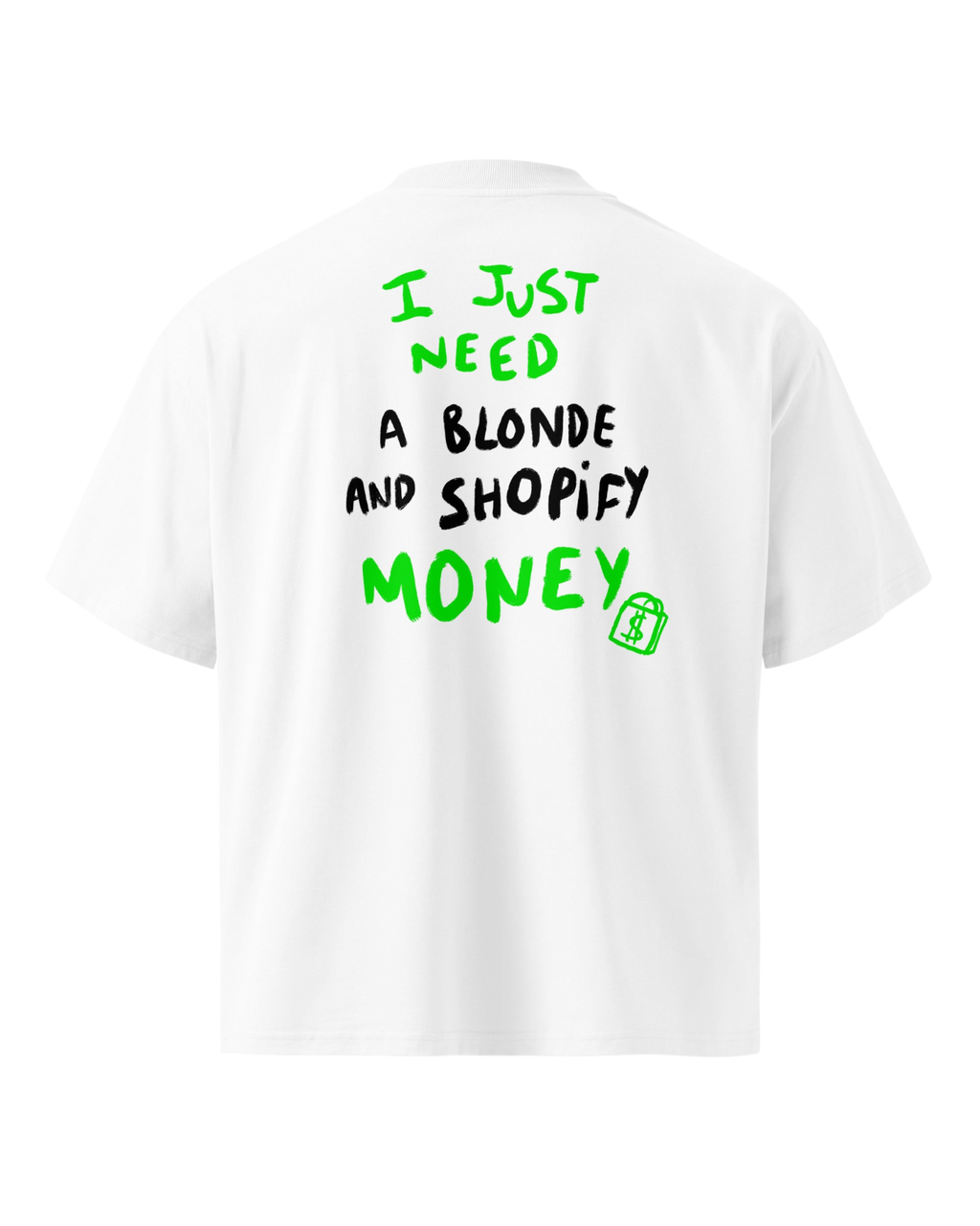 T-shirt Premium - ONLINE MONEY - Oversized