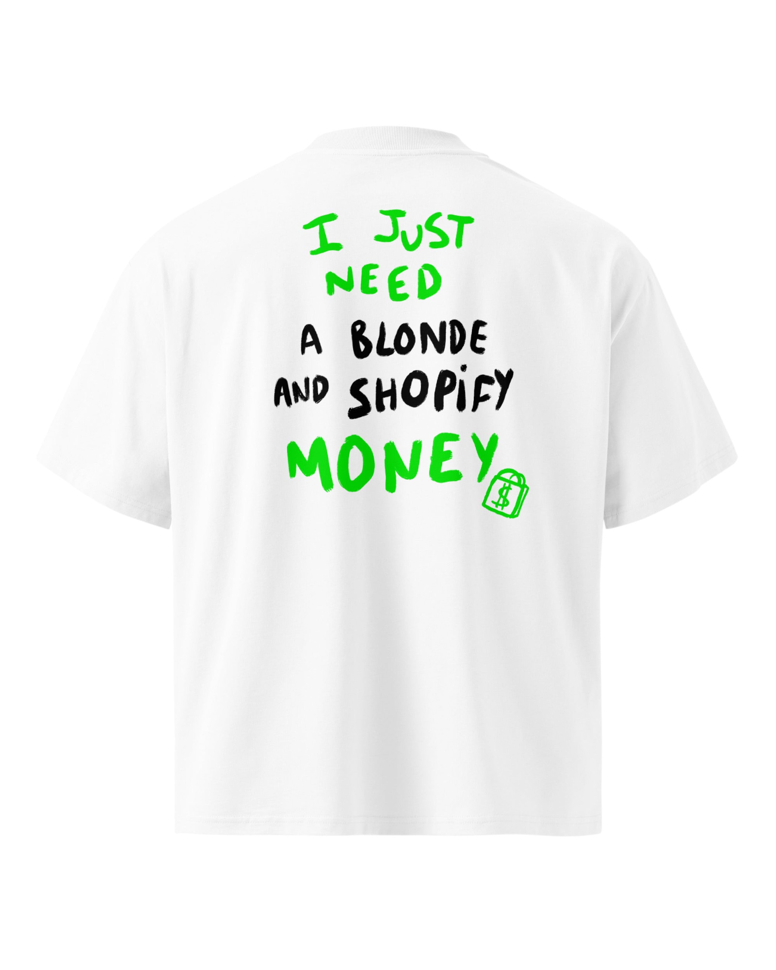 T-shirt Premium - ONLINE MONEY - Oversized